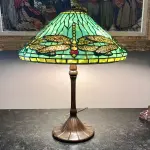Tiffany Studios Dragonfly Diachronic Confetti Table Lamp