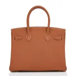 Hermes Birkin 30 Gold Tan Togo Gold Hardware Bag