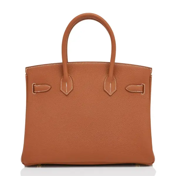 Hermes Birkin 30 Gold Tan Togo Gold Hardware Bag