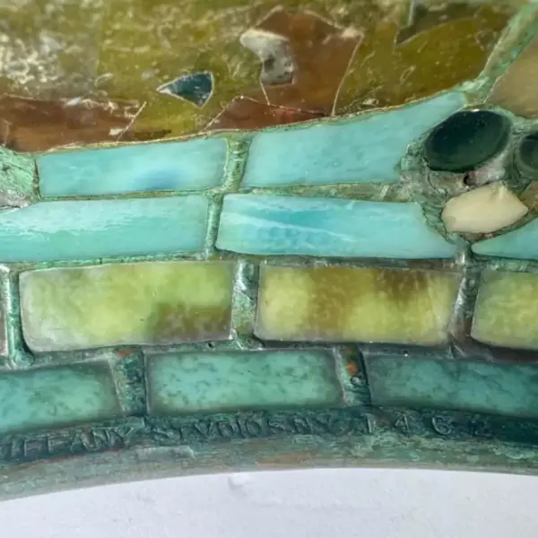 Tiffany Studios Dragonfly Diachronic Confetti Table Lamp