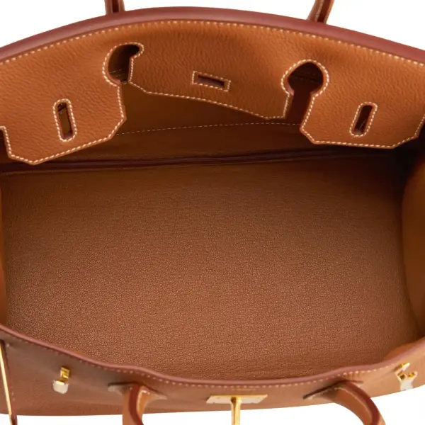Hermes Birkin 30 Gold Tan Togo Gold Hardware Bag