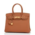 Hermes Birkin 30 Gold Tan Togo Gold Hardware Bag