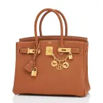 Hermes Birkin 30 Gold Tan Togo Gold Hardware Bag
