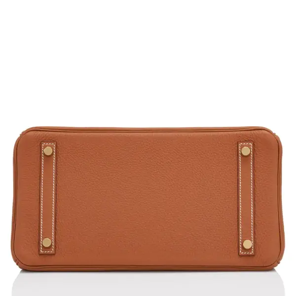 Hermes Birkin 30 Gold Tan Togo Gold Hardware Bag