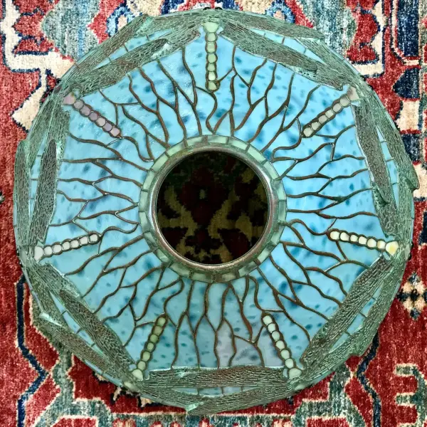 Tiffany Studios Dragonfly Diachronic Confetti Table Lamp