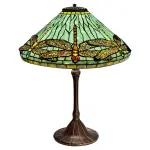 Tiffany Studios Dragonfly Diachronic Confetti Table Lamp