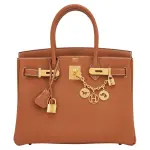 Hermes Birkin 30 Gold Tan Togo Gold Hardware Bag