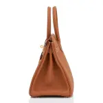 Hermes Birkin 30 Gold Tan Togo Gold Hardware Bag