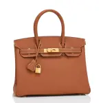 Hermes Birkin 30 Gold Tan Togo Gold Hardware Bag